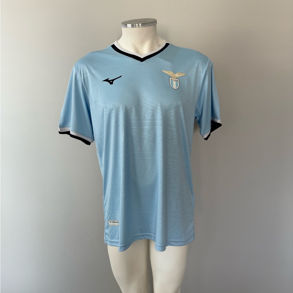 Pedro Lazio Mizuno Light Blue New Men’s Home Soccer Jersey
